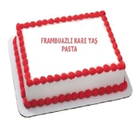 Uzman Pastacılar Tarafından 40 Kişilik Frambuazlı Yaş Pasta